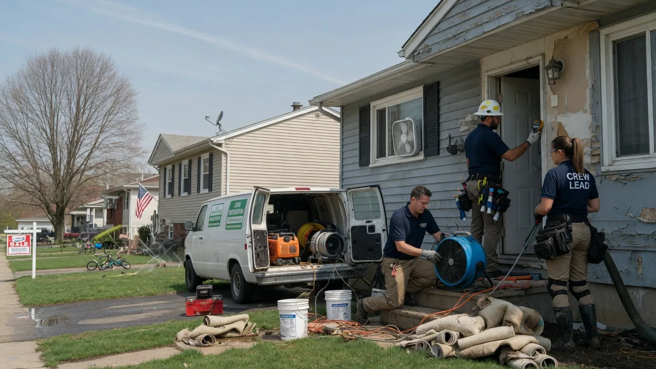 Flood Cleanup in Hoffman, IL near me